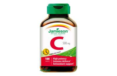 JAMIESON Vitamín C 500 mg s postupným uvolňováním, 100 tbl